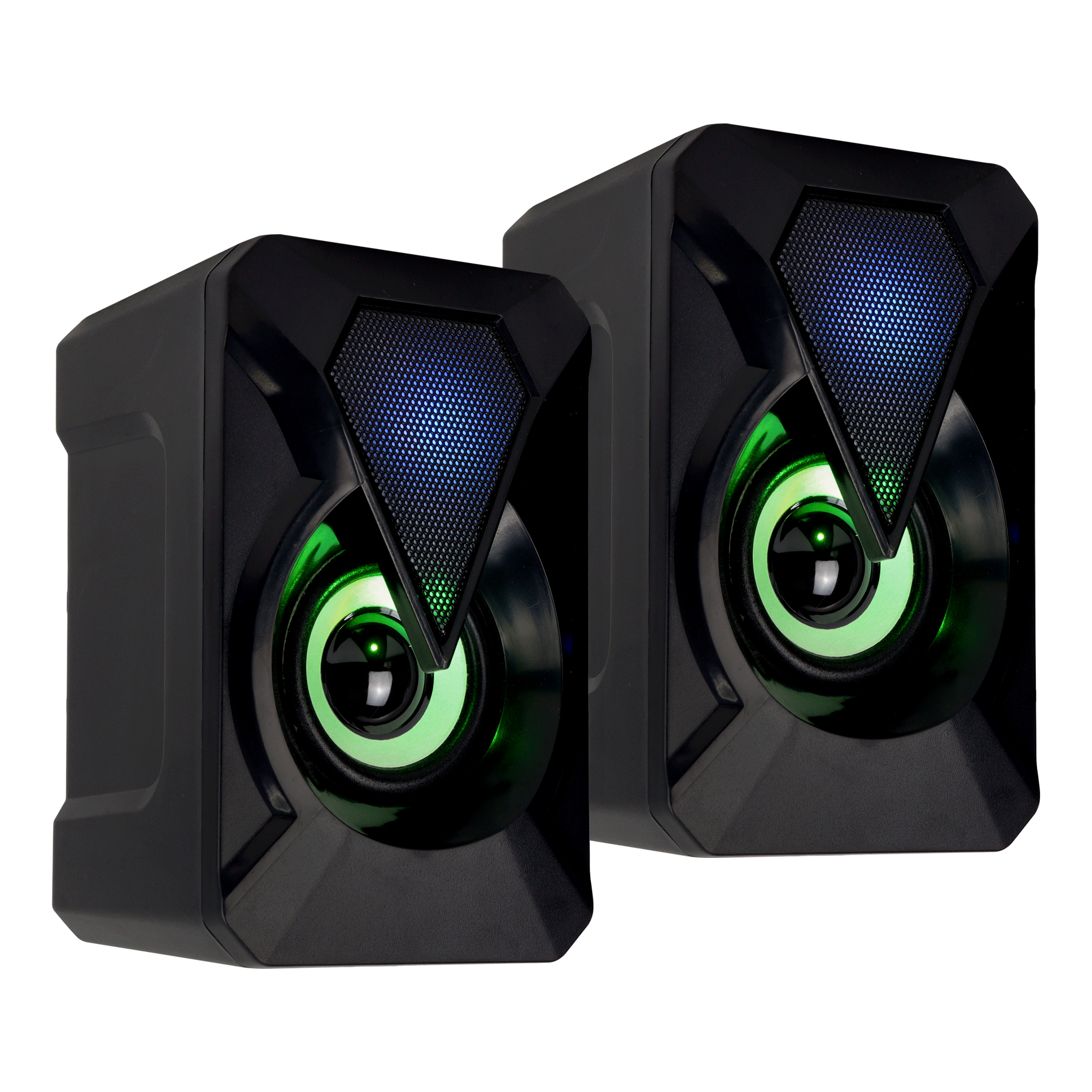 Speakers Solo Usb + Tipo C Rgb Para Pc