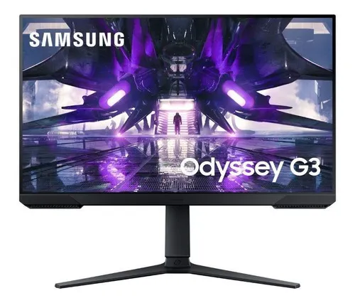 Pantalla gamer samsung odyssey g3 de 27 pulgadas en negro